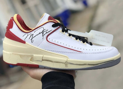 Jordan 2 Retro Low SP Off-White White Red