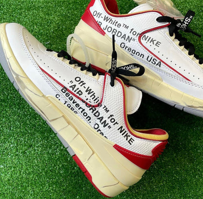 Jordan 2 Retro Low SP Off-White White Red