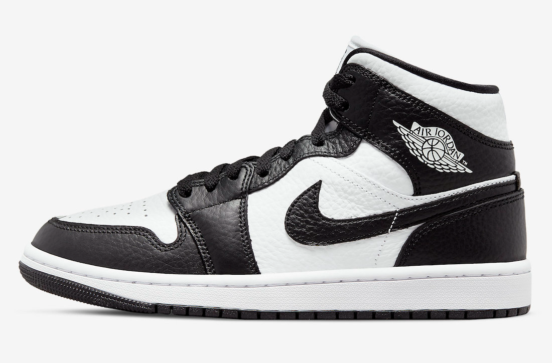 Jordan 1 Mid Split Black White (W)