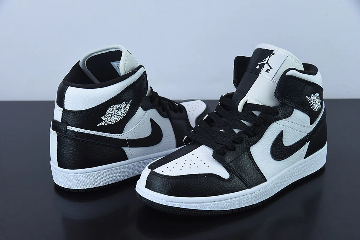 Wmns Air Jordan 1 Mid Se "Split Black White"