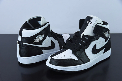 Wmns Air Jordan 1 Mid Se "Split Black White"