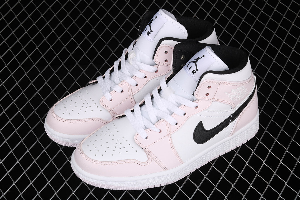 Jordan 1 Mid Barely Rose (W)