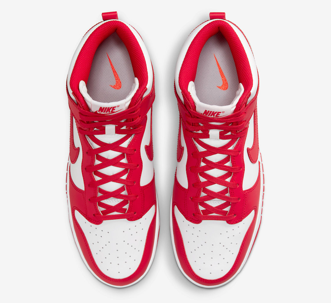 Nike Dunk High Championship White Red