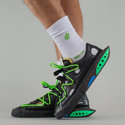 Nike Blazer Low Off-White Black Electro Green