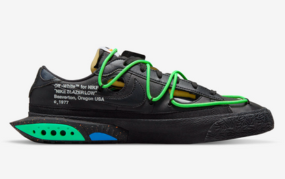 Nike Blazer Low Off-White Black Electro Green