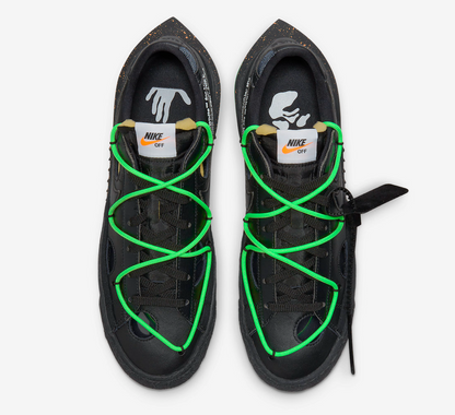Nike Blazer Low Off-White Black Electro Green