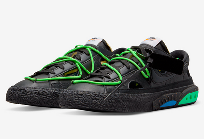 Nike Blazer Low Off-White Black Electro Green