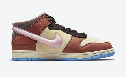 Nike Dunk Mid Social Status Free Lunch Chocolate Milk