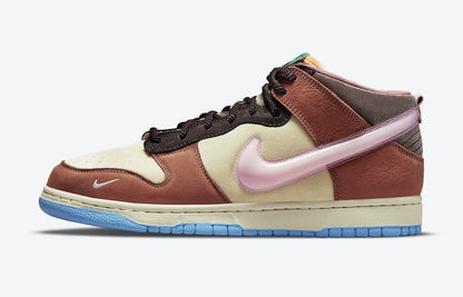 Nike Dunk Mid Social Status Free Lunch Chocolate Milk