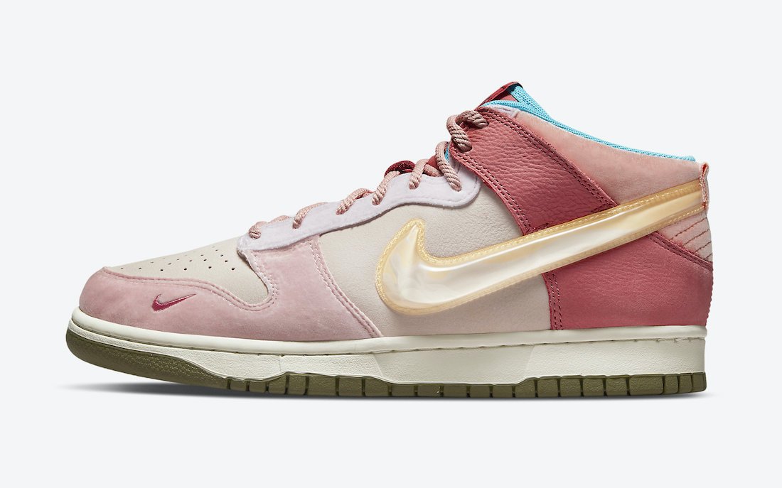 Social Status x Dunk Mid 'Strawberry Milk'