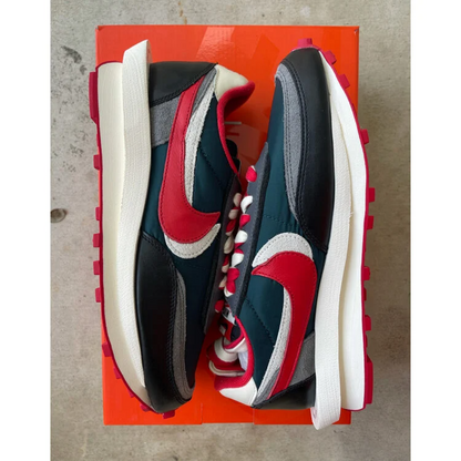 Nike LD Waffle sacai Undercover Midnight Spruce University Red