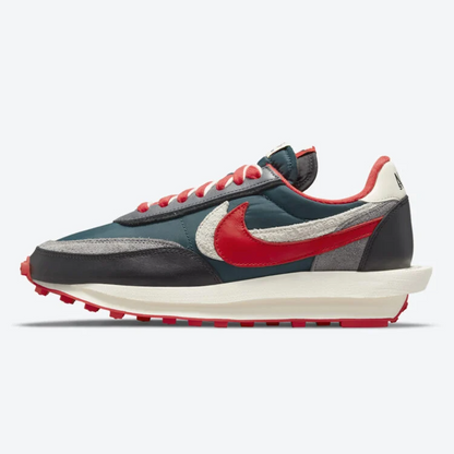 Nike LD Waffle sacai Undercover Midnight Spruce University Red