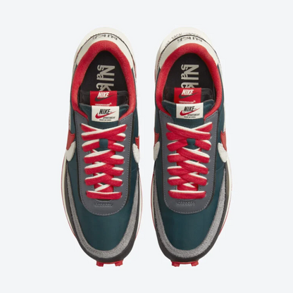 Nike LD Waffle sacai Undercover Midnight Spruce University Red