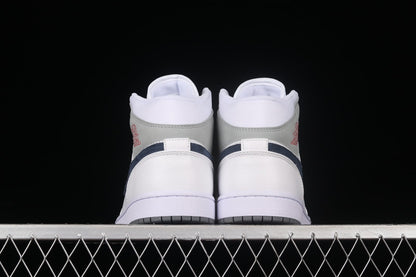 Jordan 1 Mid Paris White