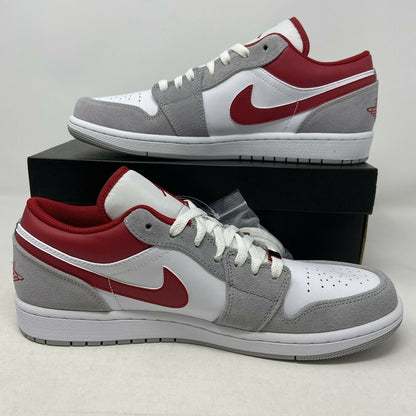 Air Jordan 1 Low SE 'White / Grey / Red'