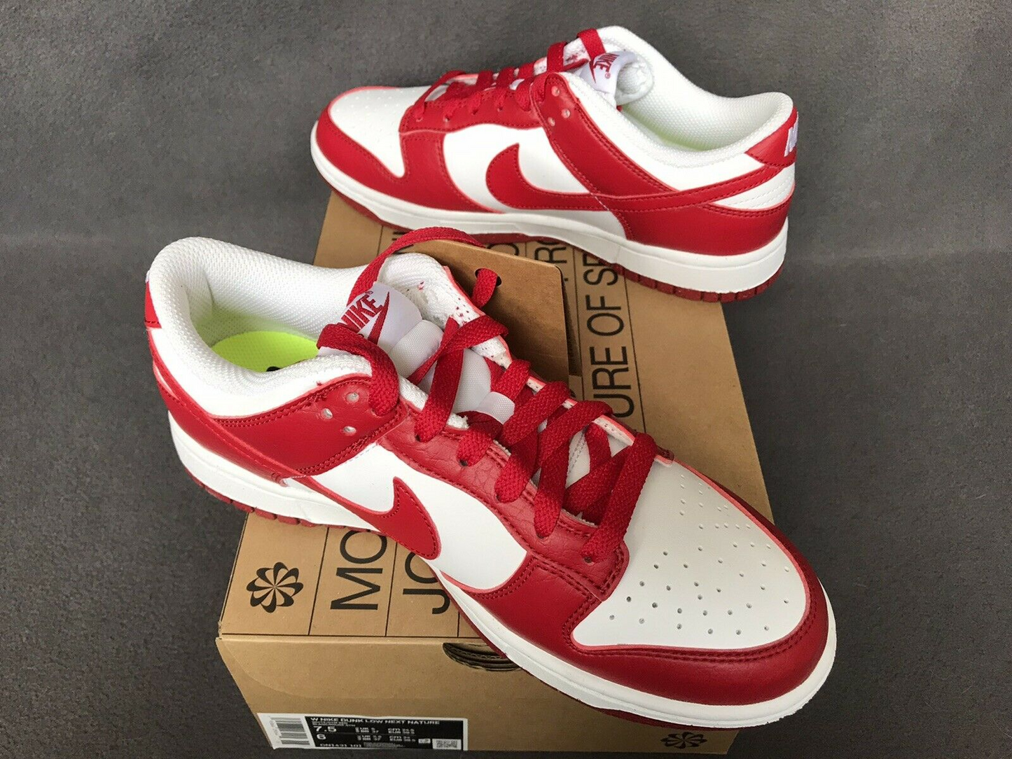Nike Dunk Low Next Nature White Gym Red (W)